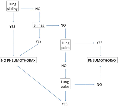 protocol for eval of pneumothorax